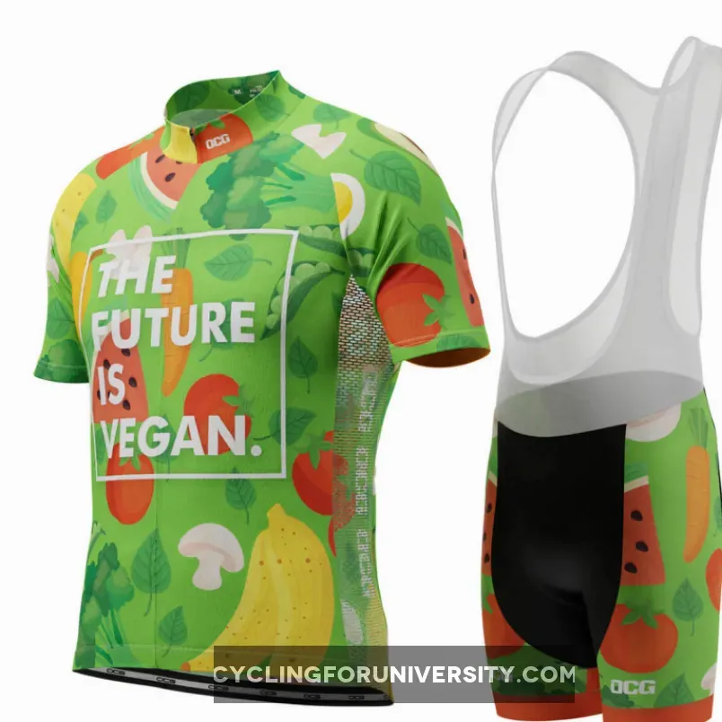 Men's The Future Is Vegan Short Sleeve Cycling Kit Restock