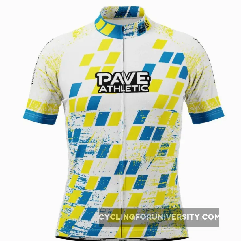 Men's PAVE Athletic Modern Gan Short Sleeve Cycling Jersey