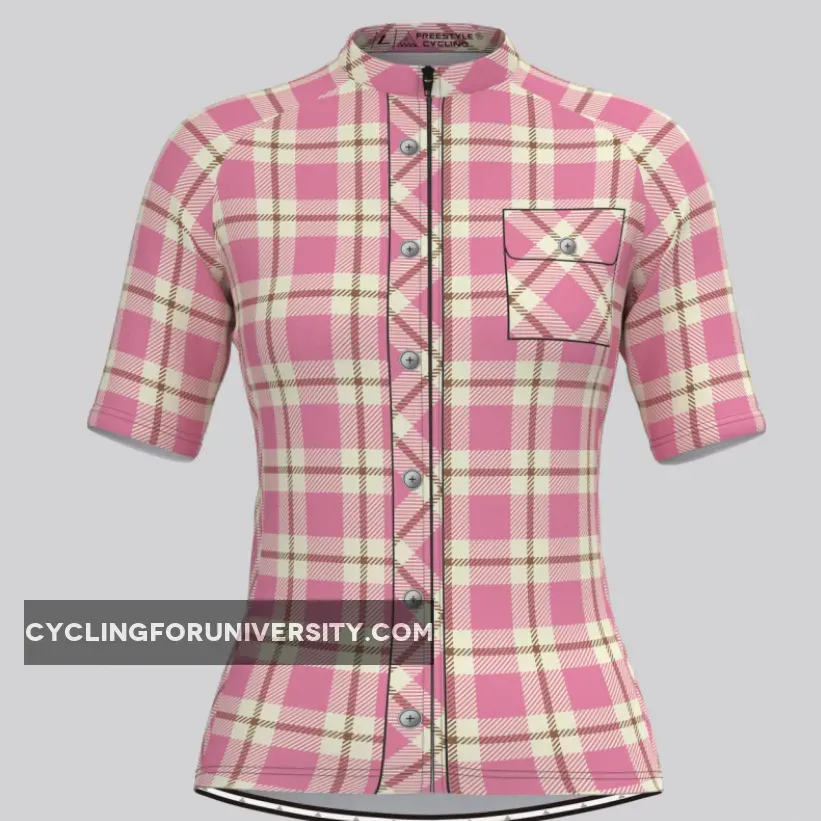 Plaid Checkered Shirt V22 Women's Cycling Kit Brand New