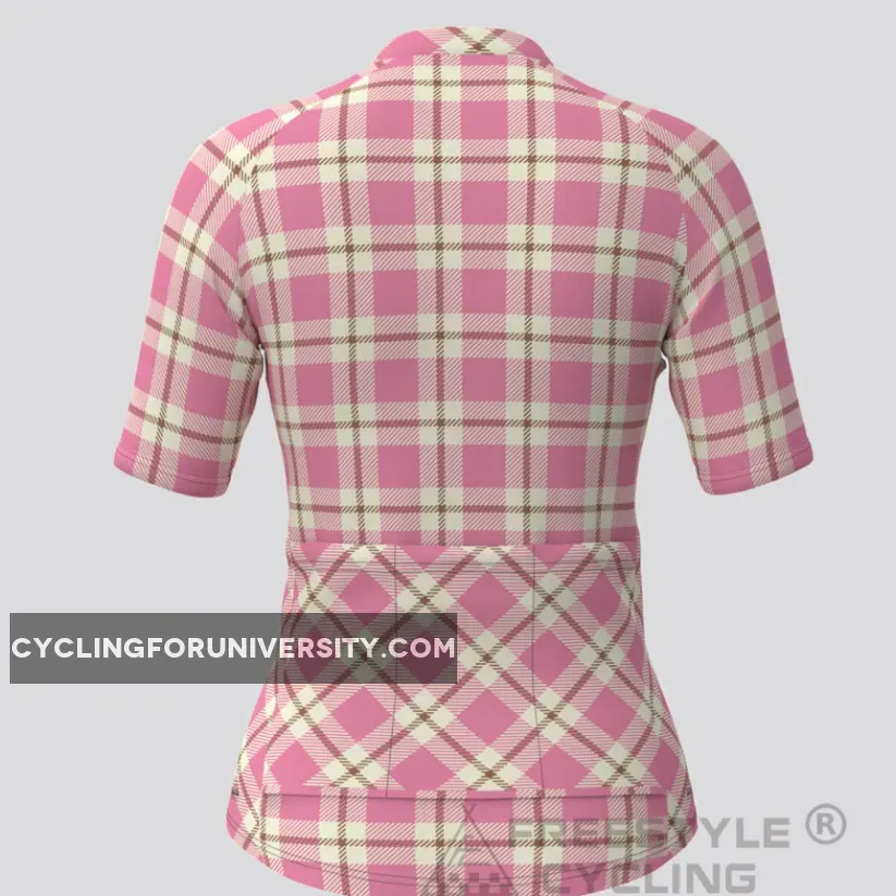 Plaid Checkered Shirt V22 Women's Cycling Kit Brand New