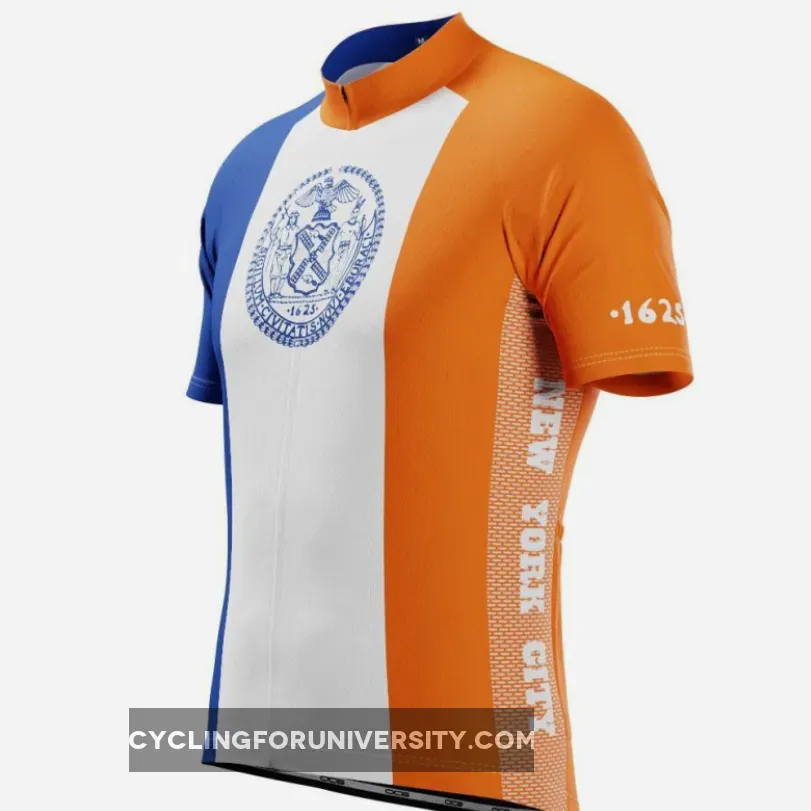 Men's New York City Flag Short Sleeve Cycling Jersey To Buy