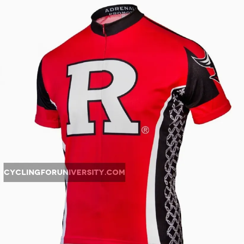 Adrenaline Promo Rutgers University 3/4 zip Men's Cycling Jersey