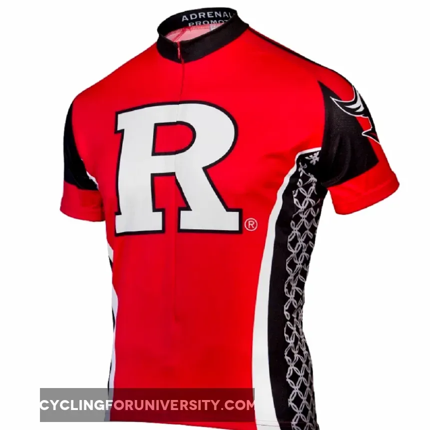 Adrenaline Promo Rutgers University 3/4 zip Men's Cycling Jersey