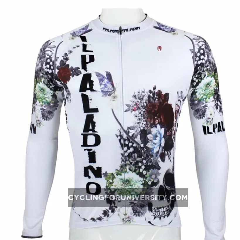 ILPALADINO Men's Long Sleeves Cycling Jersey Winter Pro Cycle Clothing Racing Apparel Outdoor Sports Leisure Biking shirt (Velvet) NO.091