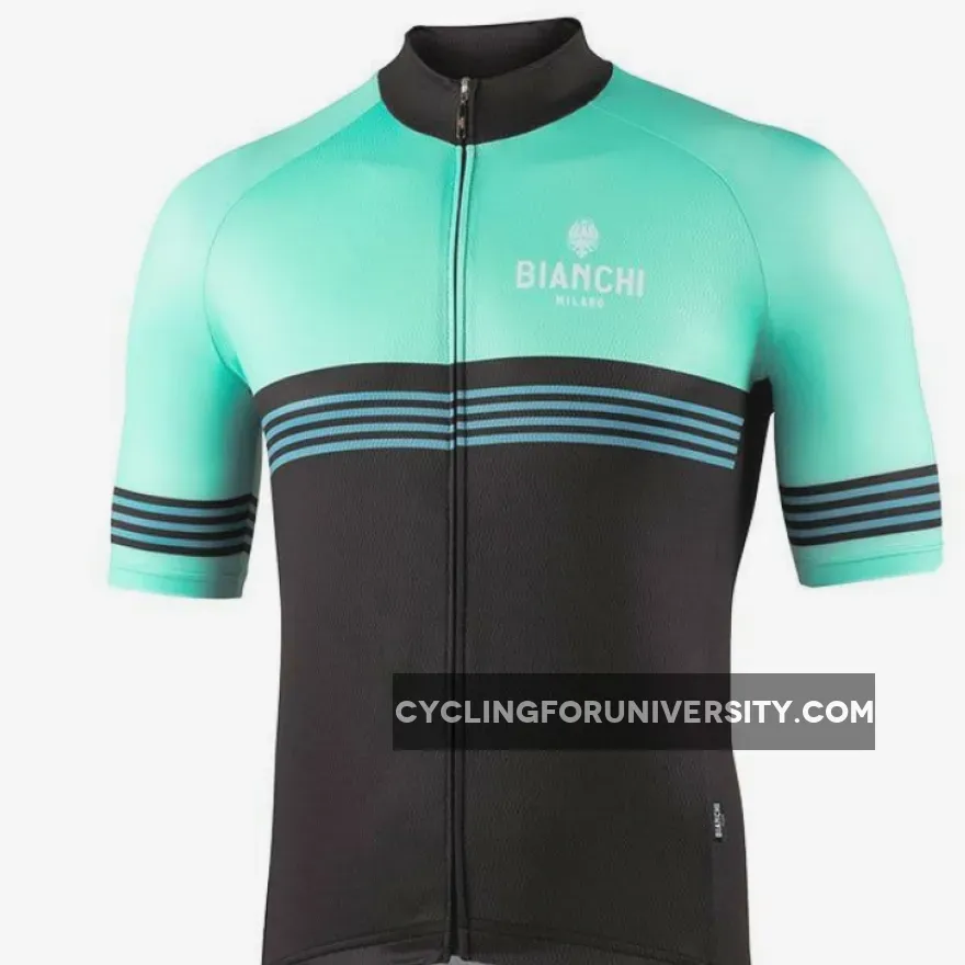 Bianchi Milano Prizzi Black Celeste Jersey,