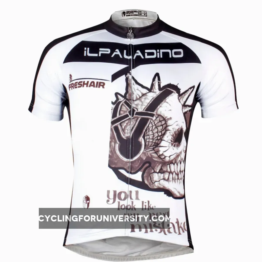 Men's Skull Listening Music Cycling Jersey Summer T-shirt NO.779