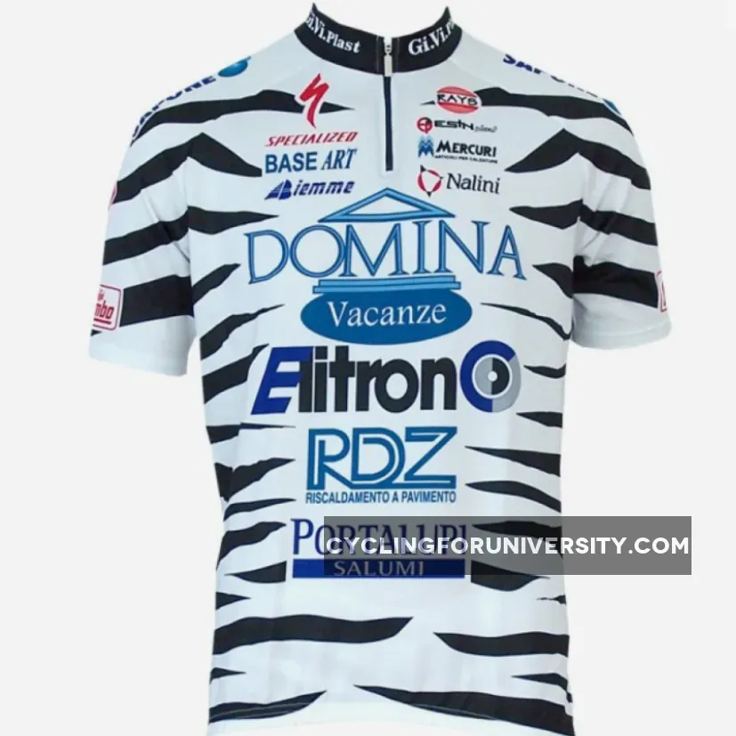 Radsport-Profi-Team Domina Vacanze 2003 Short Sleeve Jersey