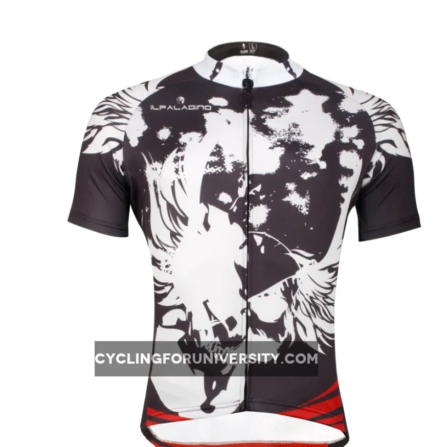 Ilpaladino Pure Feather Breathable Brown Jersey Men's Short-Sleeve Summer Exercise Bicycling Pro Cycle Clothing Racing Apparel Outdoor Sports Leisure Biking Shirts Quick Dry Wear NO.655