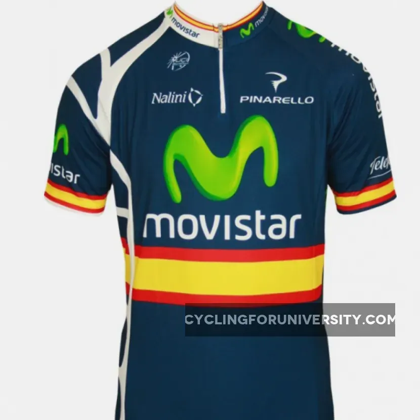 MOVISTAR spanischer Meister 2011 Radsport-Profi-Team Short Sleeve Jersey