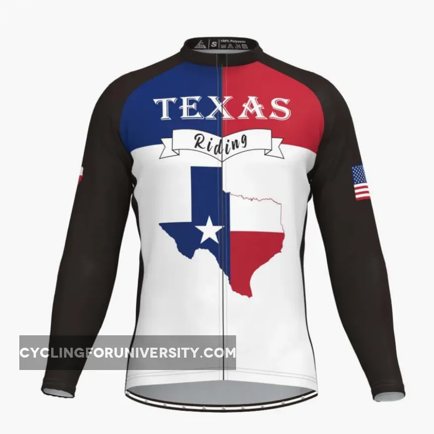 The Texas State Men's LS Cycling Jersey Restock