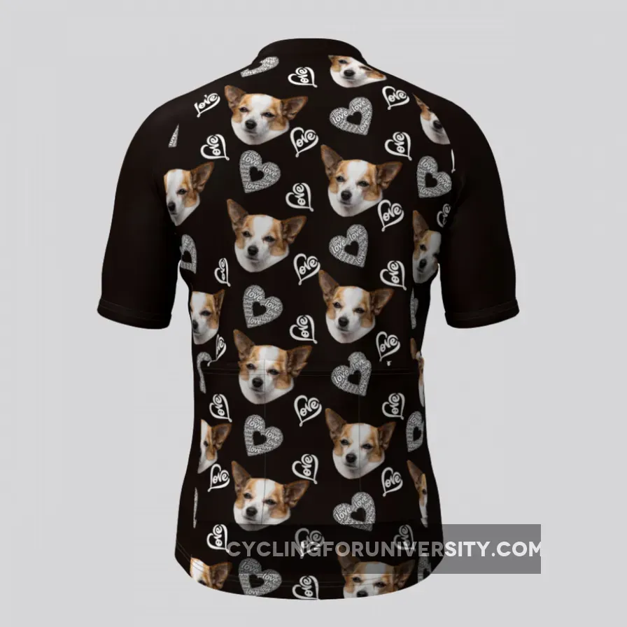 Custom Pup Face V4 Men's Jersey-Black To Buy