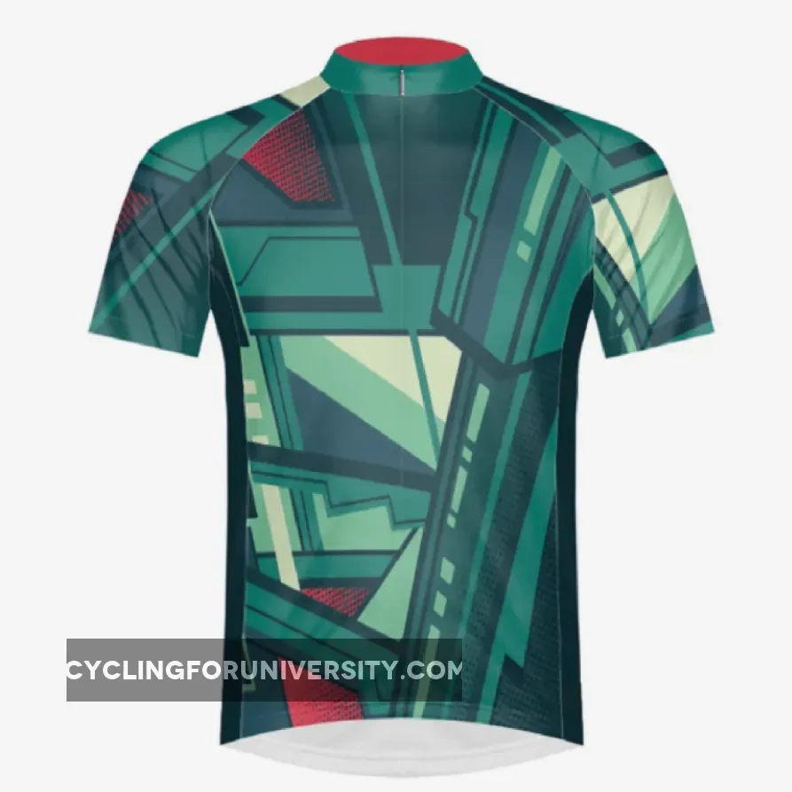 Primal Wear Cyberspace Men's Full Zip Sport Cut Cycling Jersey, Sportcut