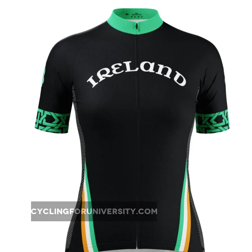 Women's Ireland Erie Shamrock Short Sleeve Cycling Jersey