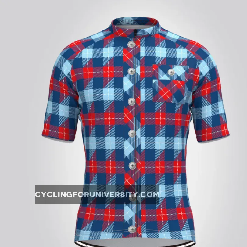 Lumberjack Men's Cycling Jersey Blue Red Online