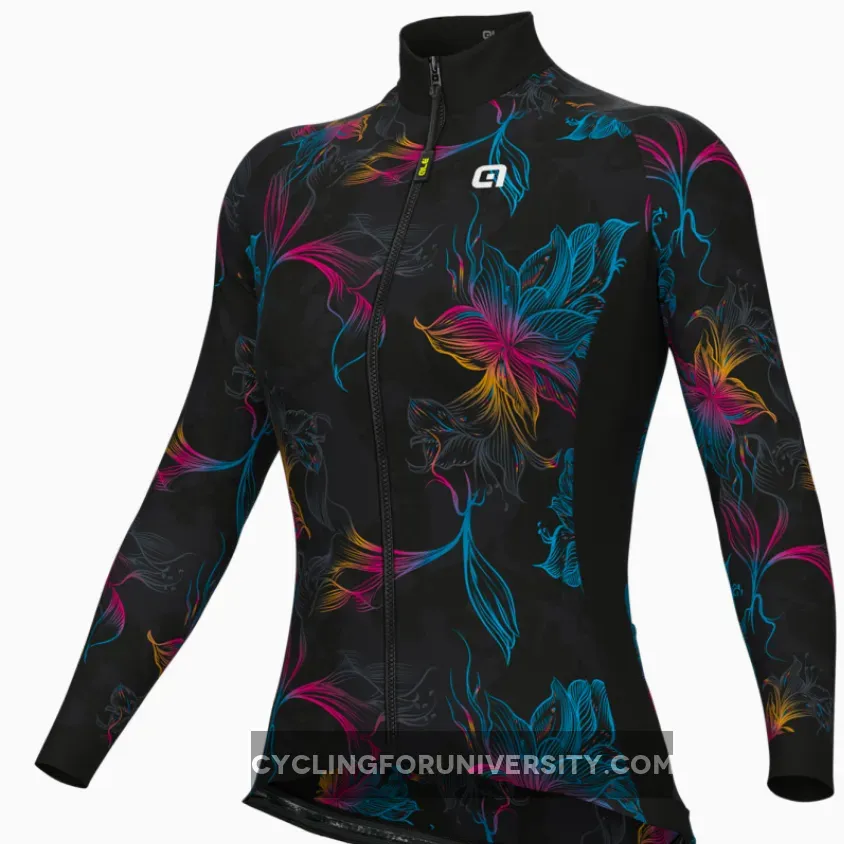 Ale Solid Chios Long Sleeve Woman Jersey - Grey Brand New