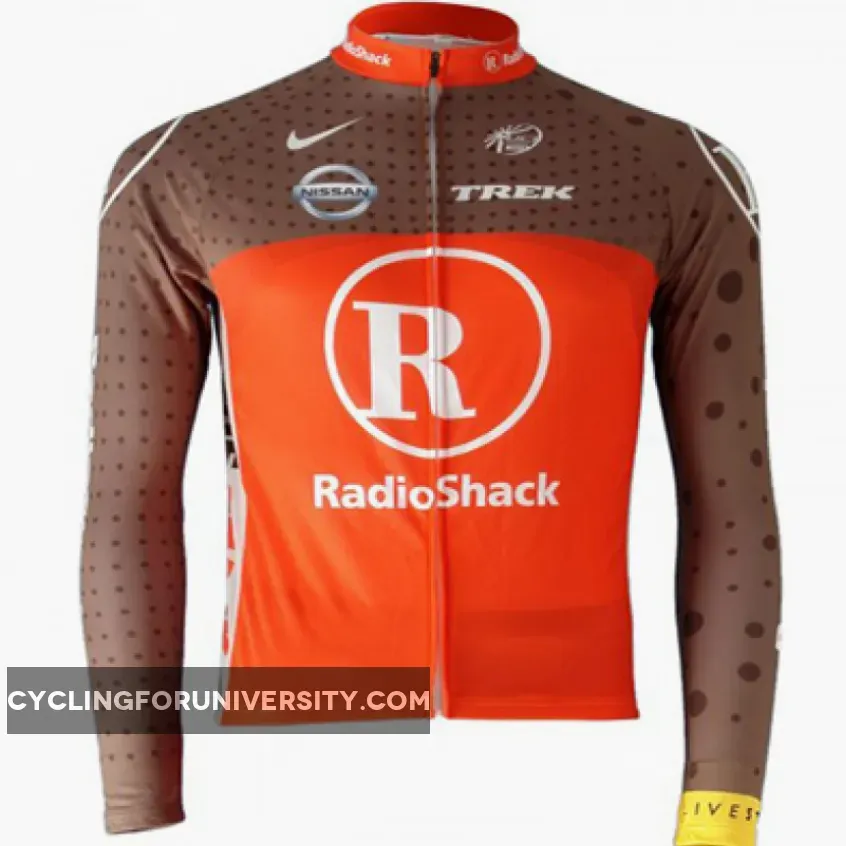 2010 RadioShack Red Cycling Long Winter Jacket Online