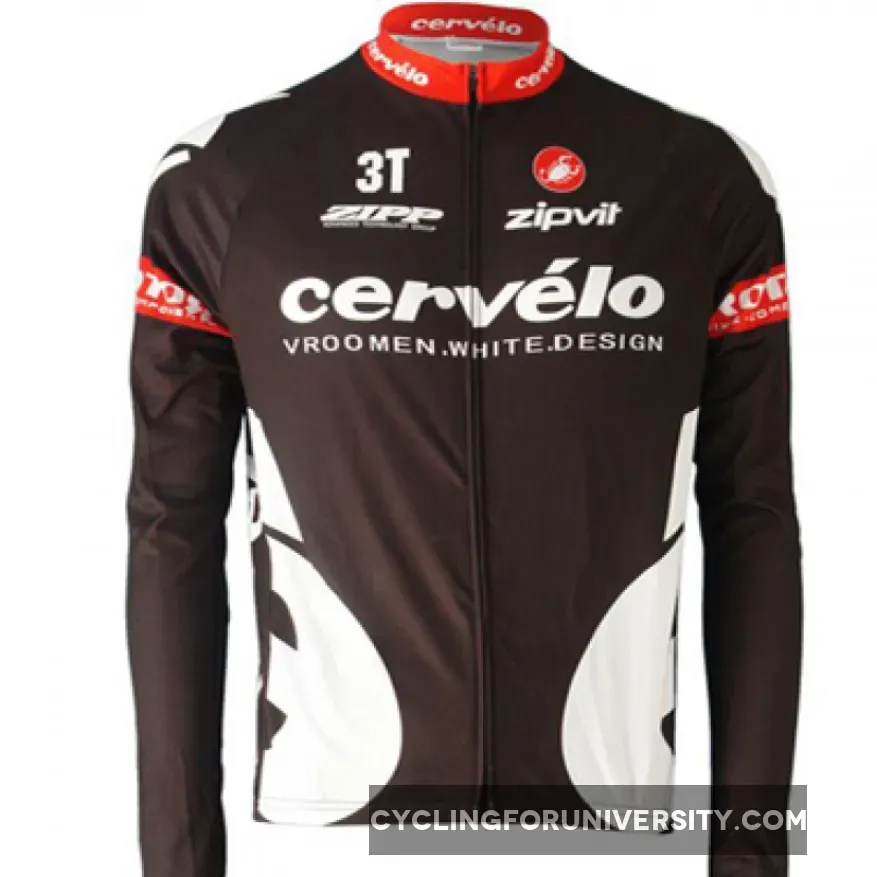 2009 CERVELO BLACK Long Sleeve Jersey To Buy