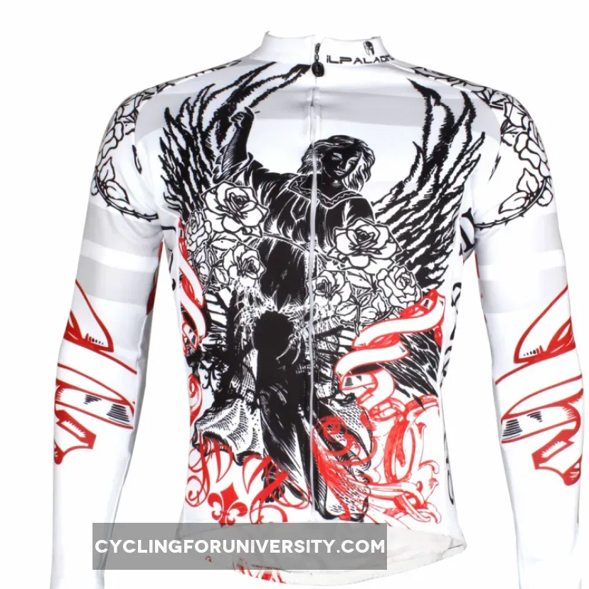 Rose Angel Men's Long Sleeves Cycling Spring Autumn Biking Shirts NO.721