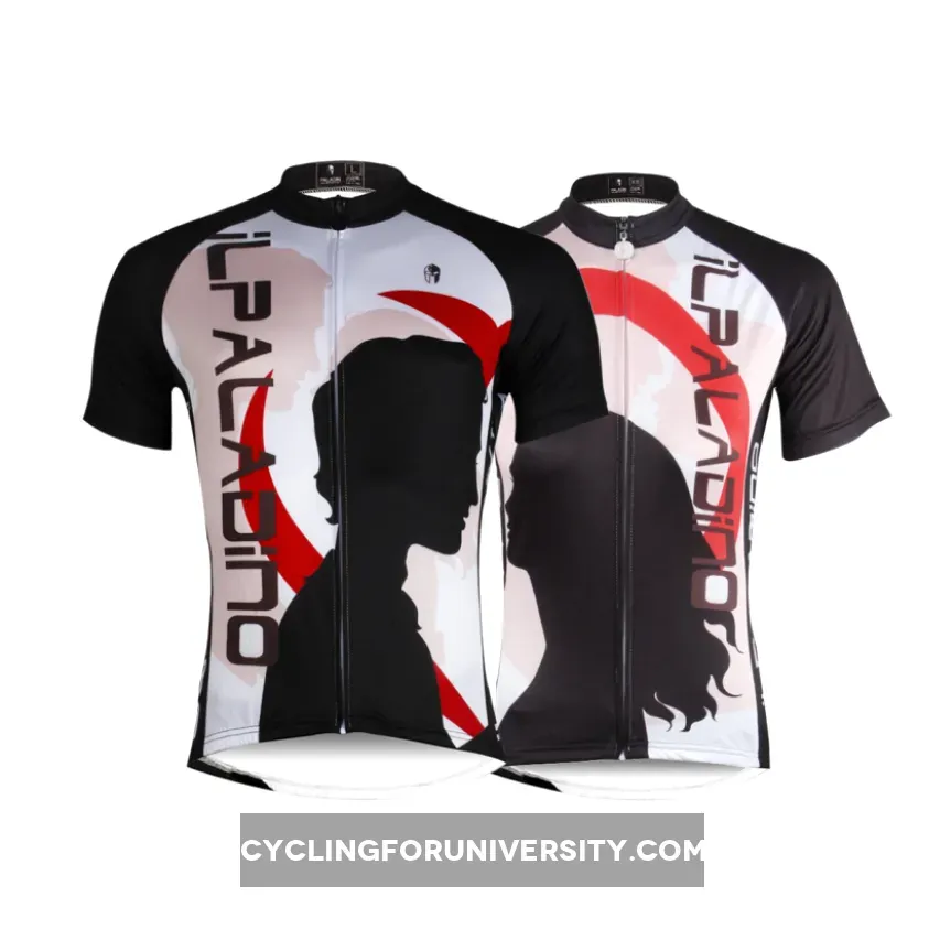 Couple Lovers Face-to-face Black&White Jersey Men's Woman's Short-Sleeve Bicycling Shirts Summer NO.702