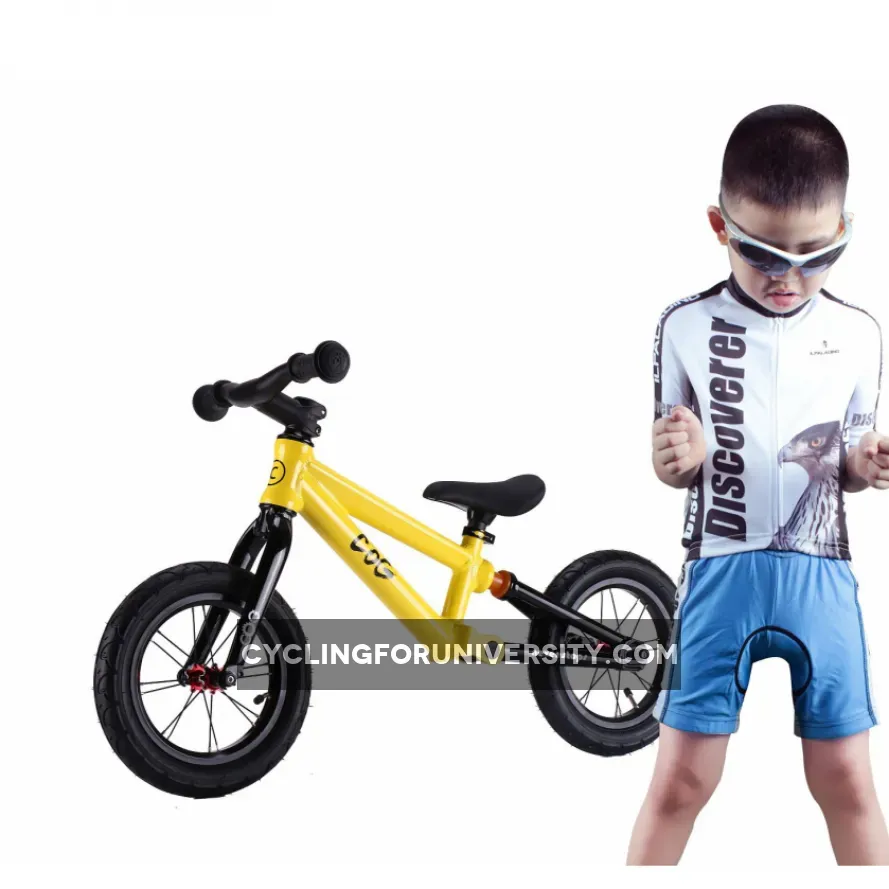 Children Boys' Girls' Cycling Jersey Set Short Sleeve with 3D Padded Shorts - 970