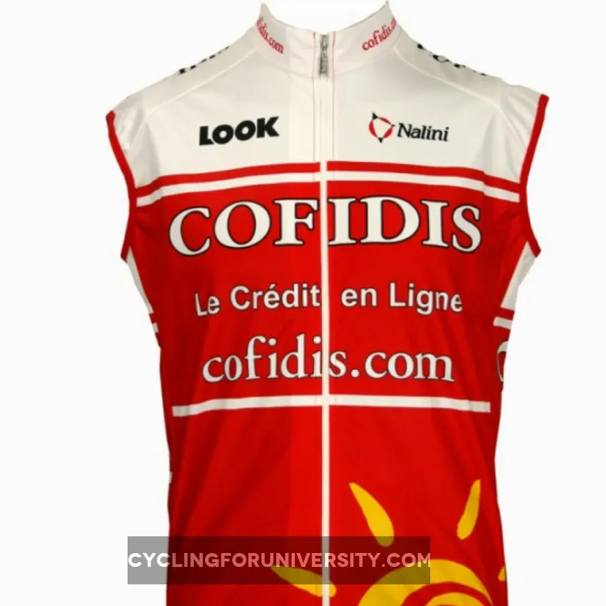 Cofidis 2011 Radsport-Profi-Team - Sleveless jersey Vest
