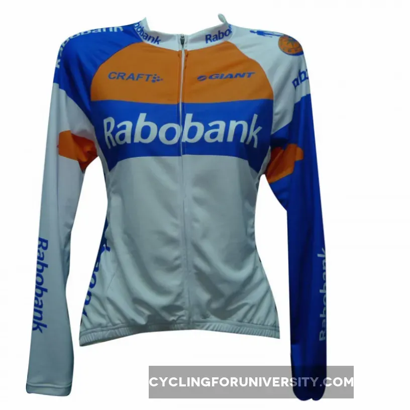 2012 TEAM Rabo Bank Cycling Long Sleeve Jersey Outlet