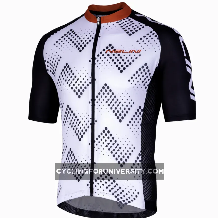 Nalini AIS Podio Polka Dot 2.0 White Jersey,