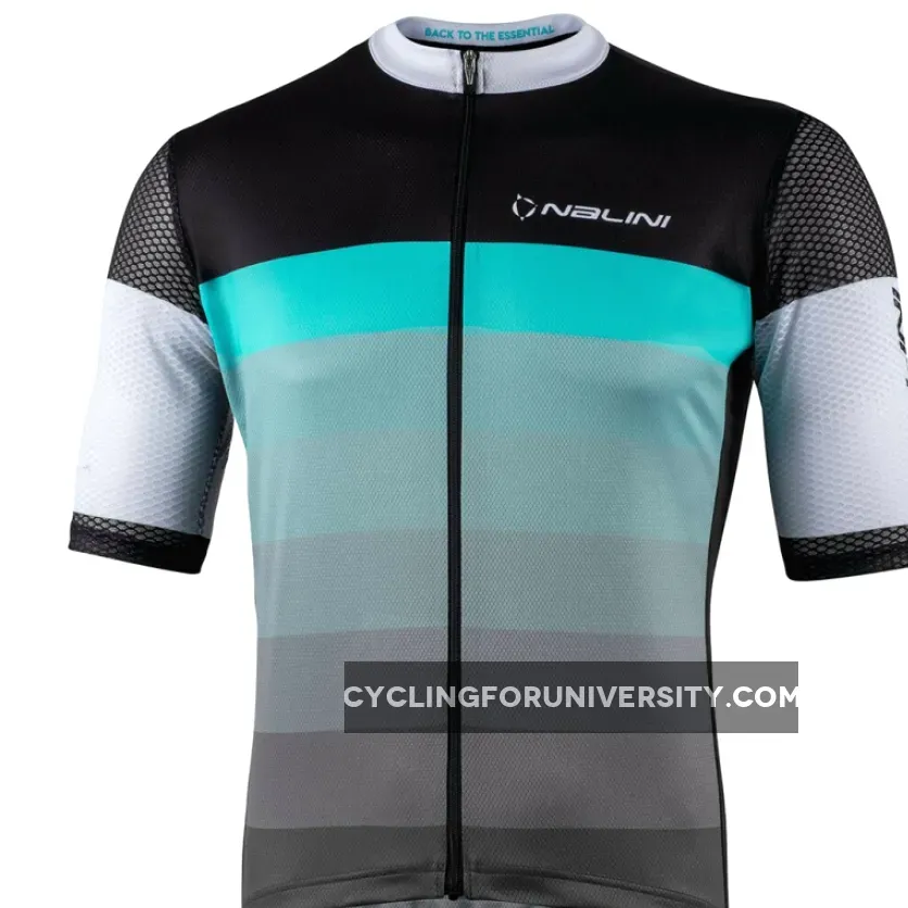 Nalini Classica BAS Black Turquoise Gray 4251 Jersey,