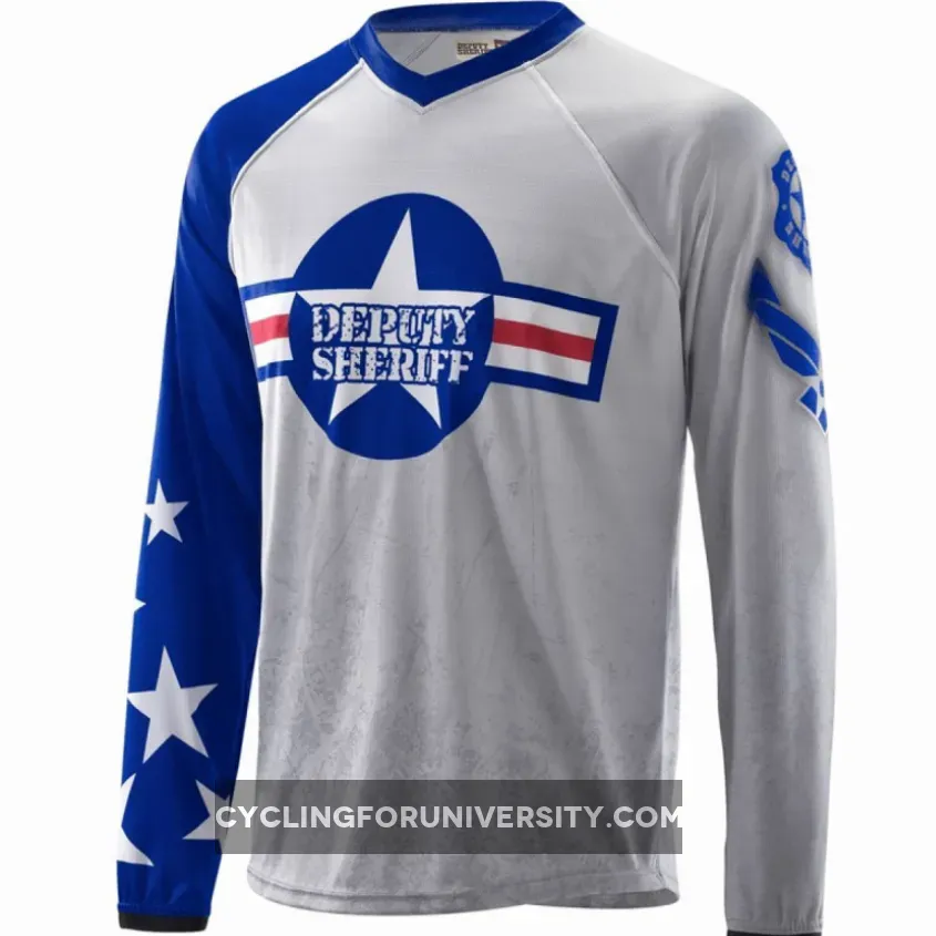 USAFA United States Air Force Academy MTB Long Sleeve Bike Cycling Jersey