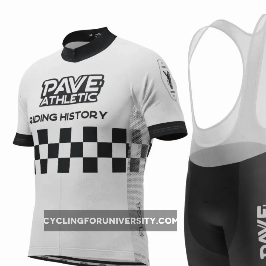 PAVE Athletic Retro Auto Short Sleeve Cycling Kit For Sale