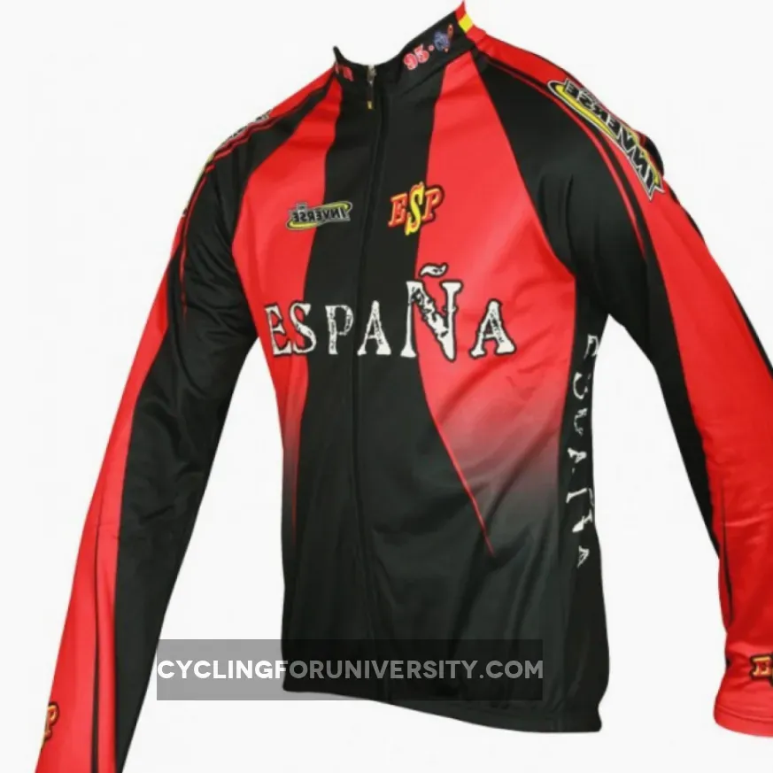 2011 España Inverse Radsport-Profi-Team-Winter fleece long sleeve jersey jacket