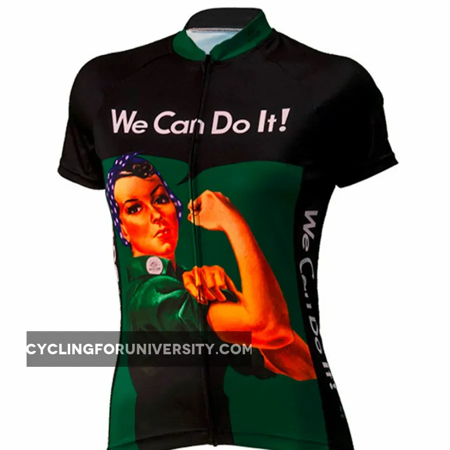 Rosie the Riveter Women's Cycling Jerseys Green