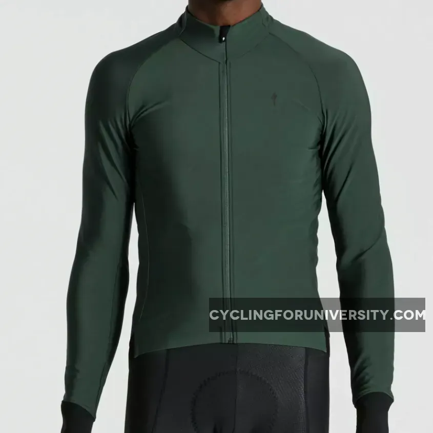 Specialized SL Expert Thermal long sleeves jersey - Dark green 64123-9213