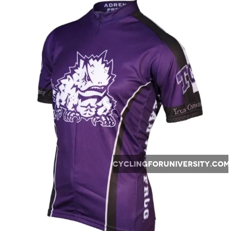 TCU Texas Christian University Horned Frogs Cycling Jersey, Christian Cycling Jersey