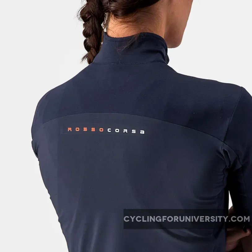 Castelli Perfetto RoS 2W Wind Women Jersey - Blue Outlet