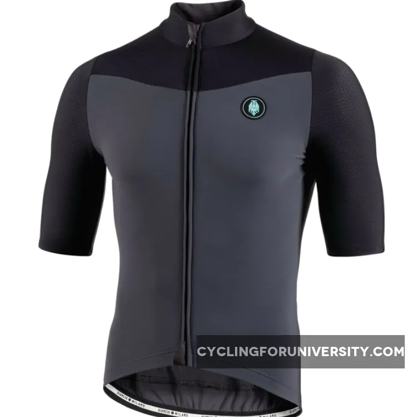 Bianchi Milano Murata Thermal Black Gray Jersey XXXL8,