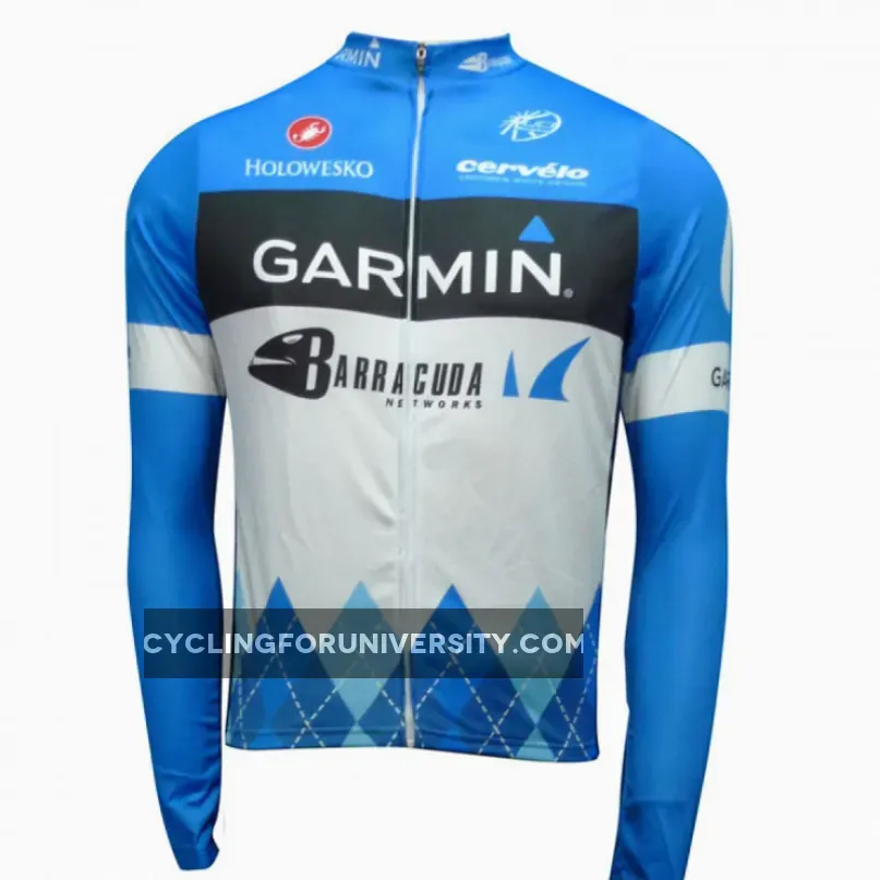 GARMIN-BARRACUDA Long Sleeve Jersey 2012 Outlet