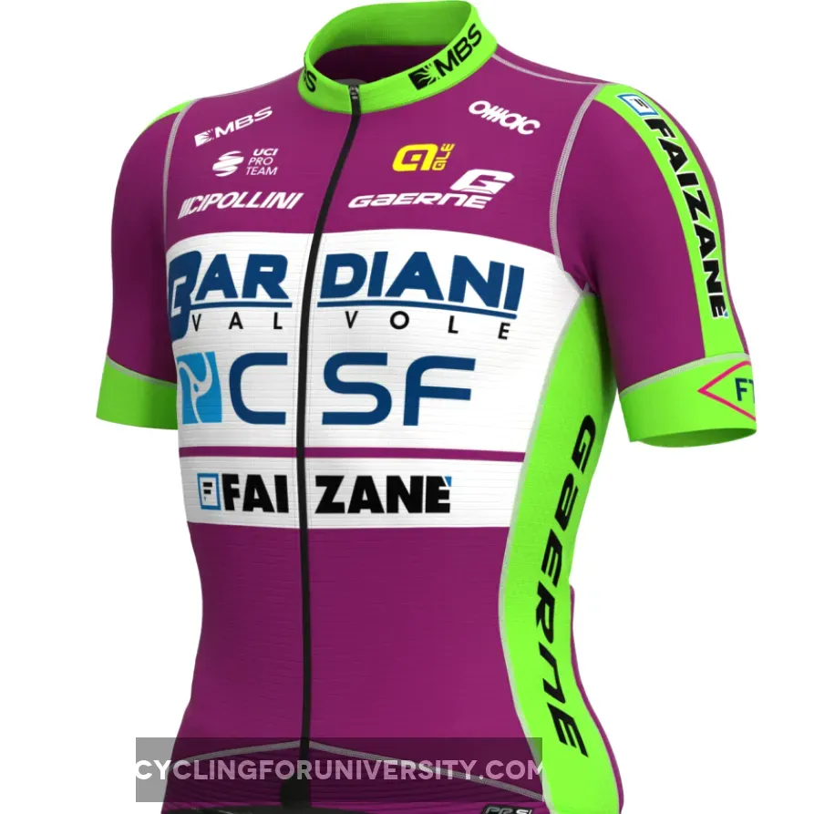 2021 Bardiani CSF PRS Full Zipper Jersey, Online BAR21J2