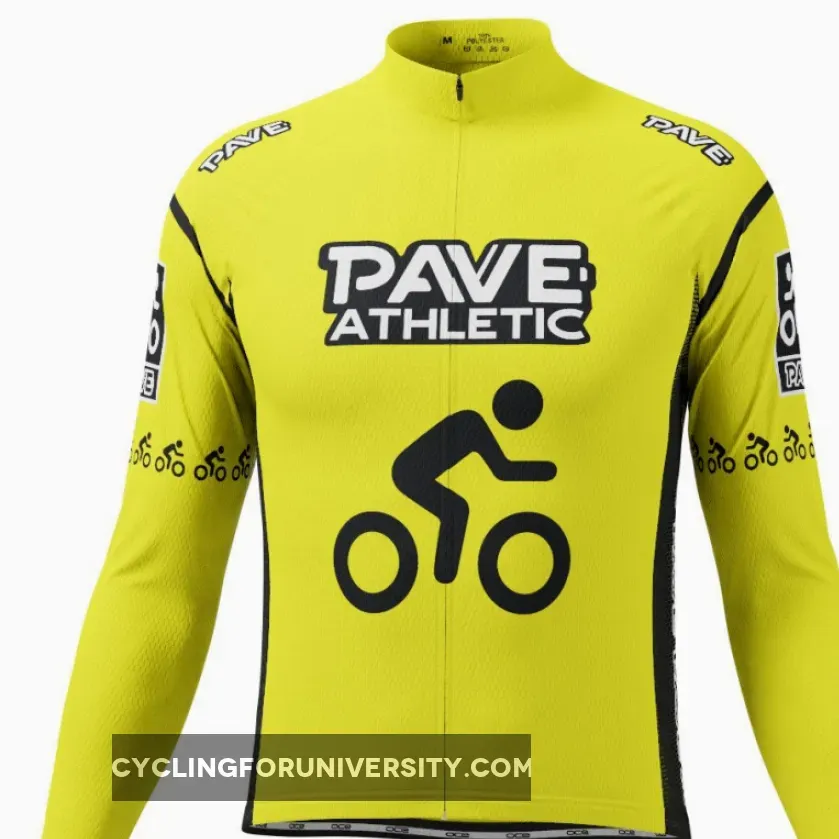 PAVE Athletic Retro Solo Long Sleeve Cycling Jersey To Buy