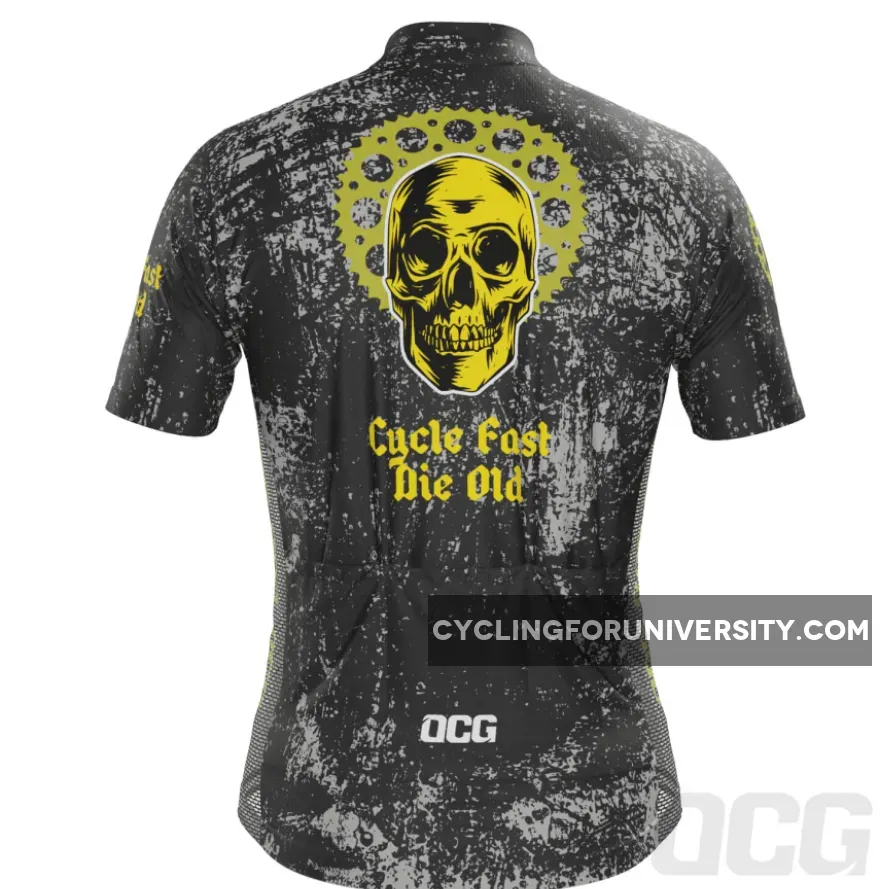 Men's Cycle Fast Die Old Short Sleeve Cycling Jersey, Cyclefast