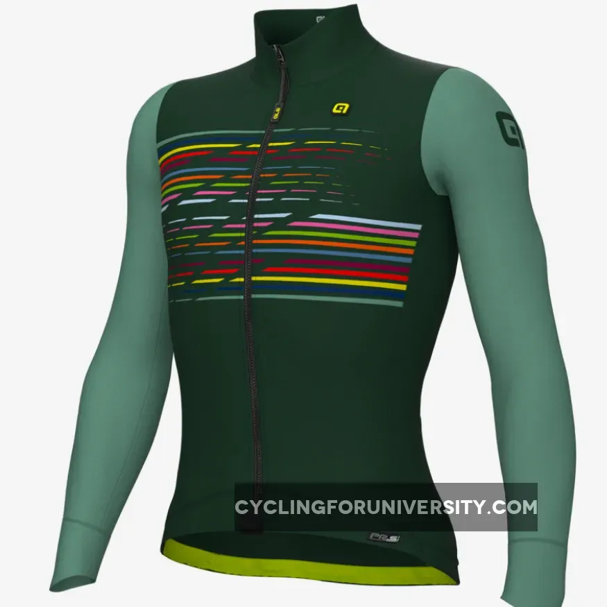 Ale PR-S Logo Long Sleeve Jersey - Green For Sale