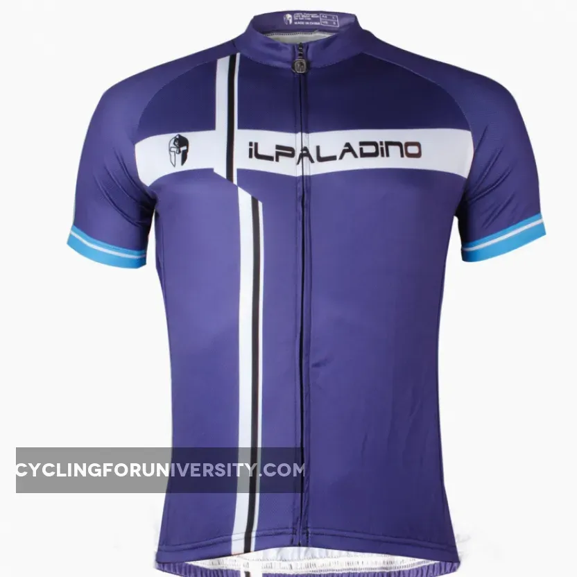 Blue Men's Summer Biking Cycling Jersey Short Sleeve NO.783