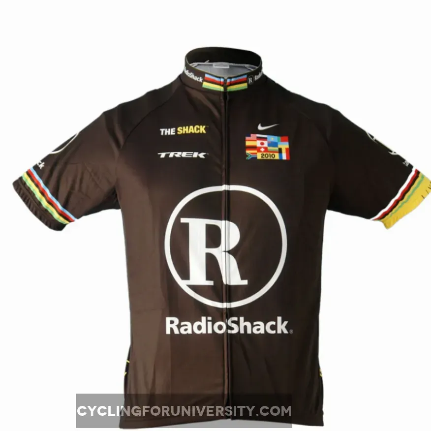 Radio Shack Black 28 Short Sleeve Jersey Champion Edition