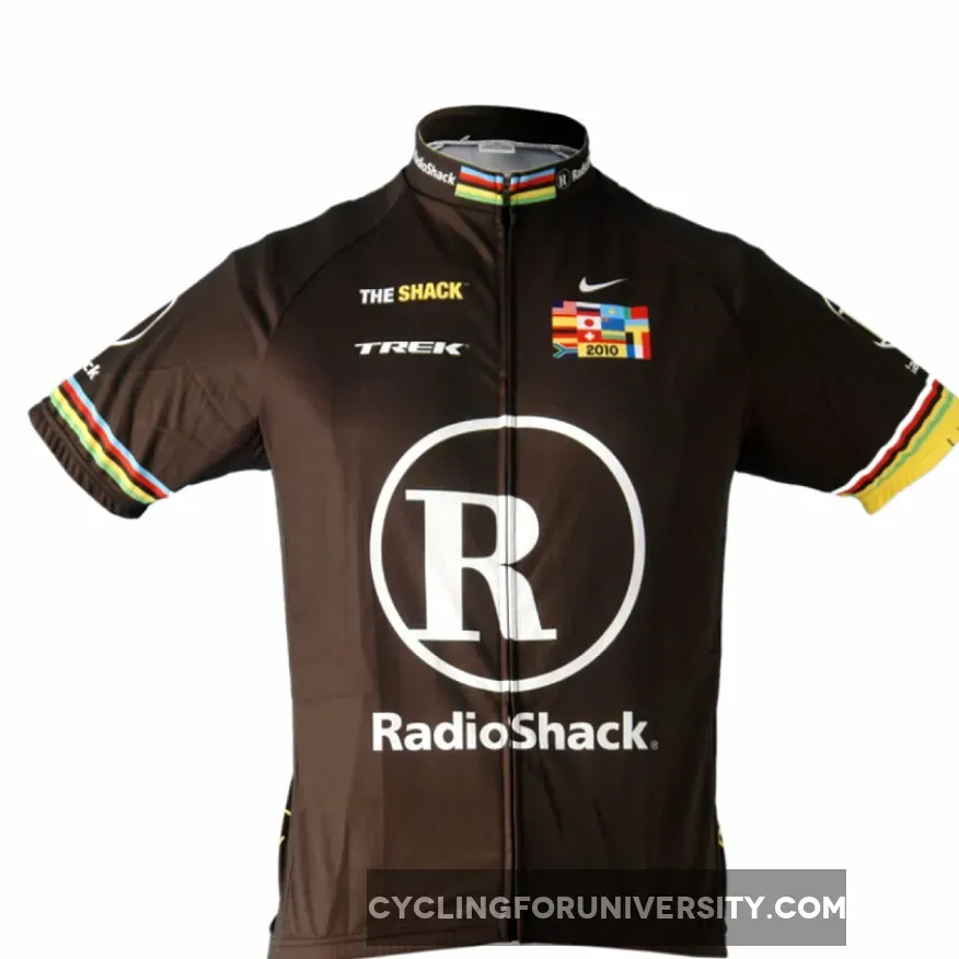 Radio Shack Black 28 Short Sleeve Jersey Champion Edition