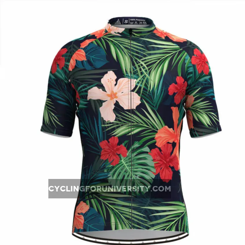 Men's Hawaiian Tropical & Floral Cycling Jersey Online