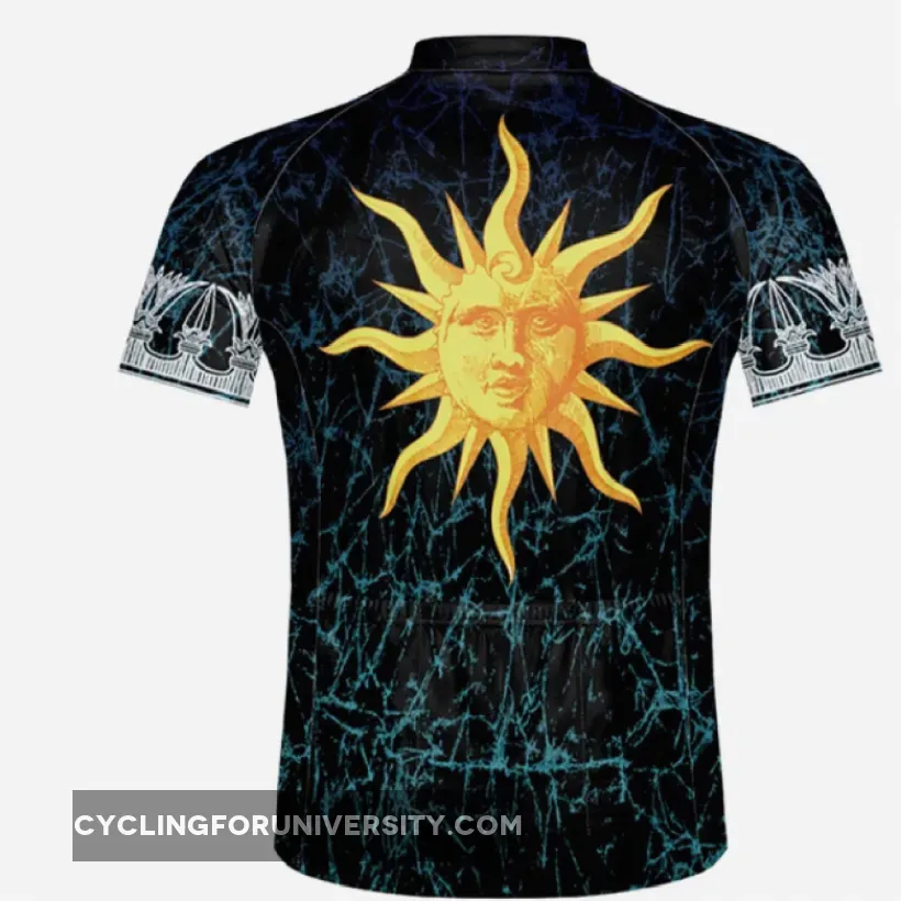 Primal Wear Cosmic Cycle Men's Sport Cut Full Zip Cycling Jersey #Primal Cycle Wear