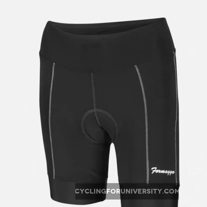 Formaggio Women's 10 Panel Pro Style Padded Lycra Cycling Short