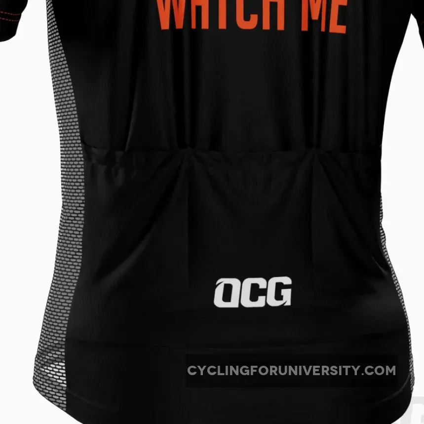 Men's I Can I Will Watch Me Short Sleeve Cycling Jersey