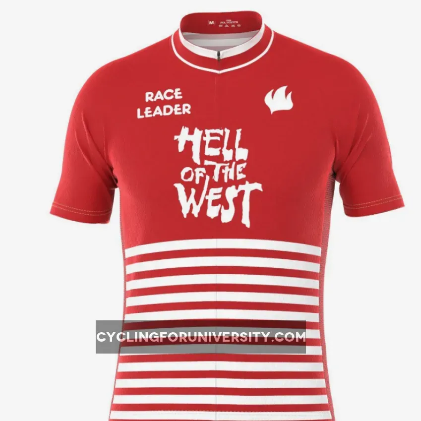 Men's Retro Hell Of The West Short Sleeve Cycling Jersey Retro West
