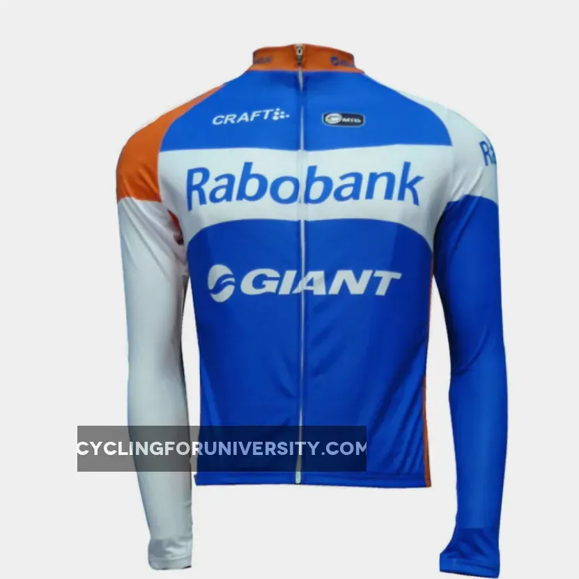 2012 TEAM Rabo Bank Cycling Long Sleeve Jersey Restock